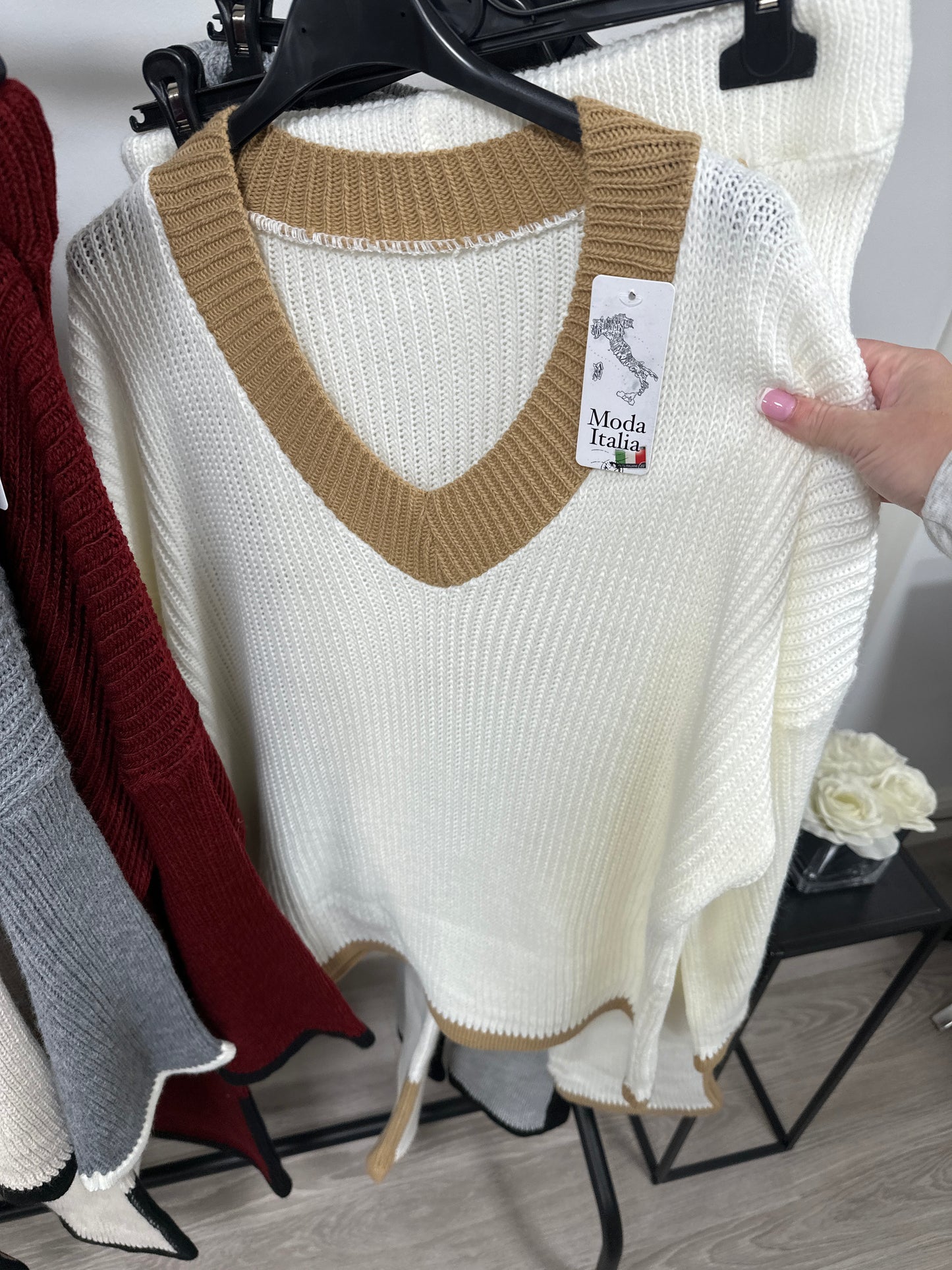 Sandy stripe edge set