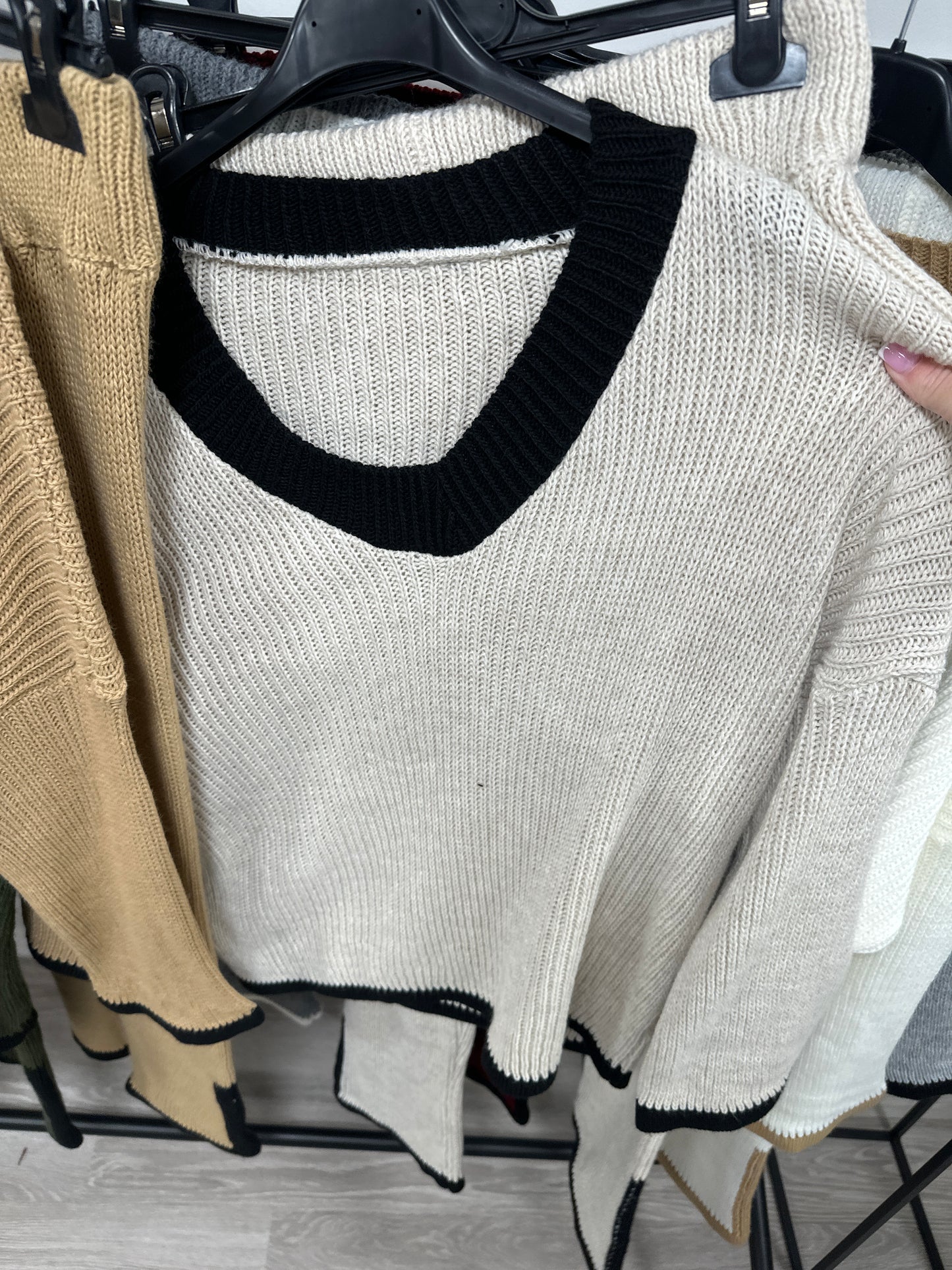 Sandy stripe edge set