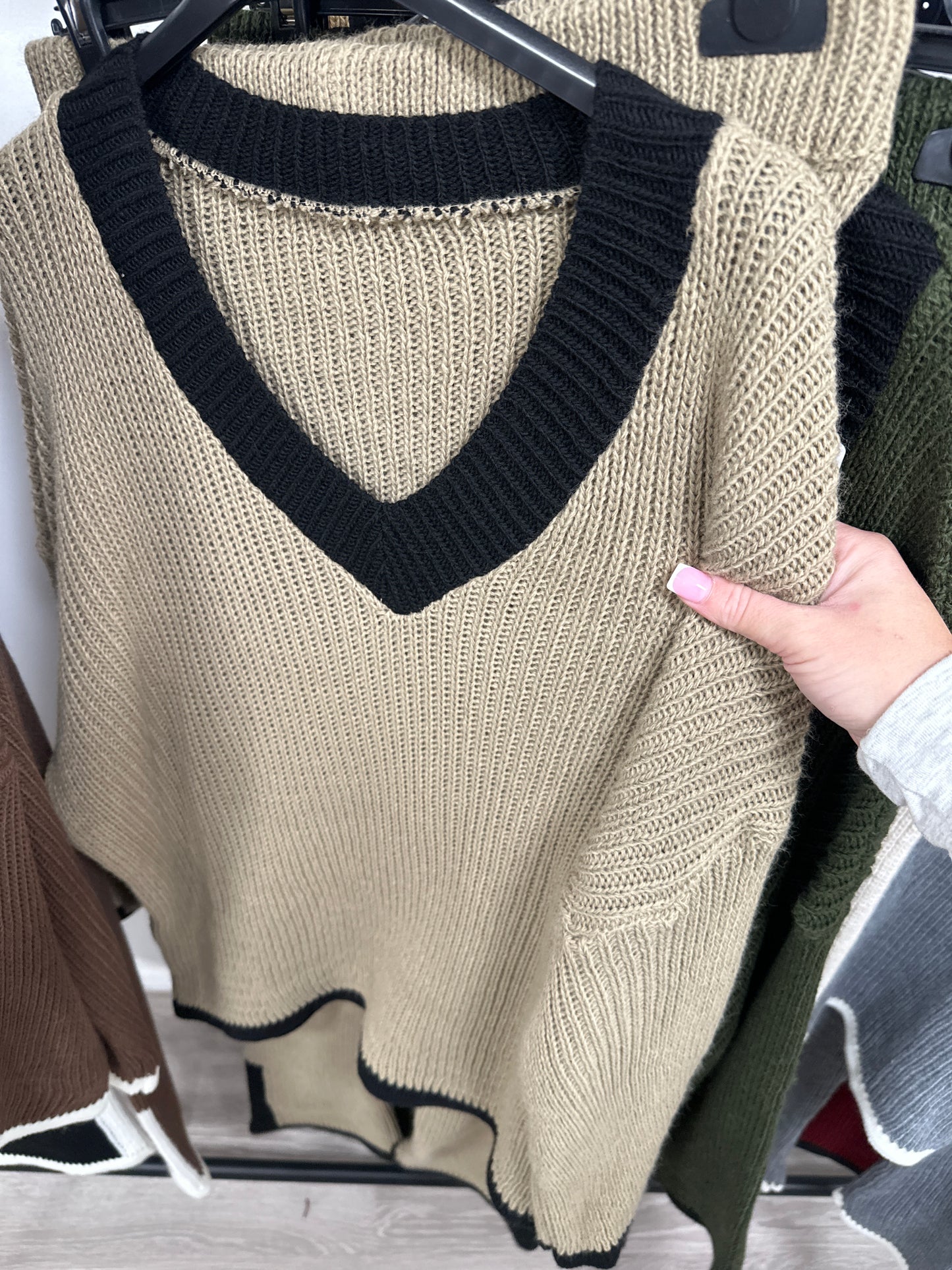 Sandy stripe edge set